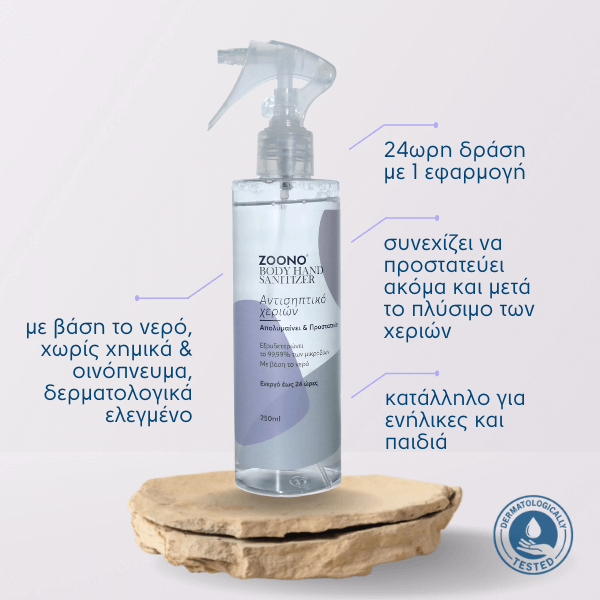 Zoono Αντισηπτικό χεριών και σώματος 24ωρης προστασίας