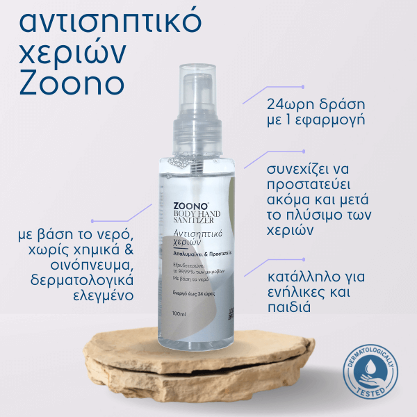Zoono Αντισηπτικό χεριών και σώματος 24ωρης προστασίας